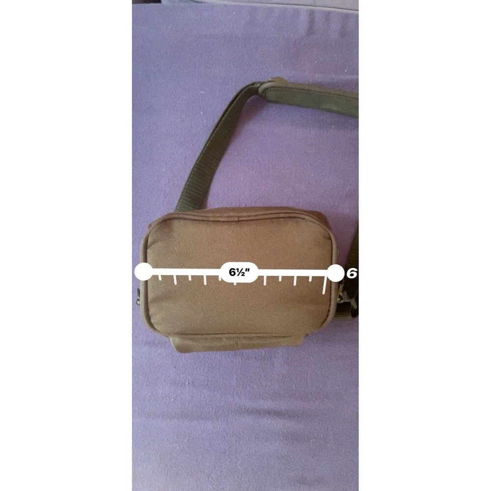 Sony Vintage Camera Bag Crossbody Case CS-V15 Green Grey Light Use Small